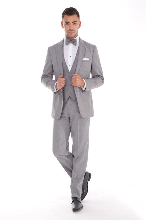 Heather Grey Allure Tuxedo by Jean Yves