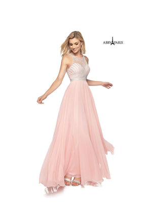 Lucci Lu style 95140 dress in blush