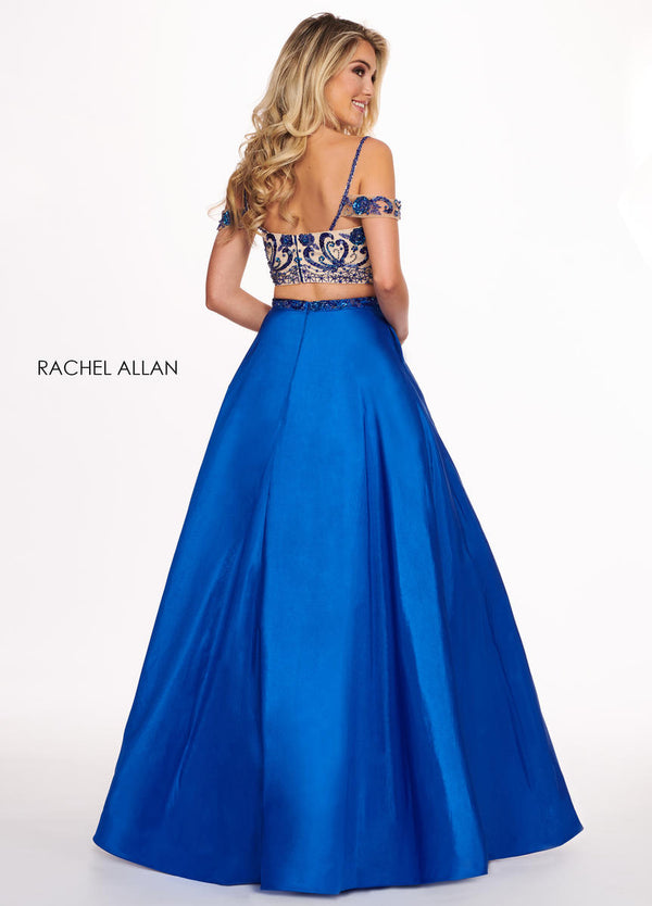 Rachel Allan 6534 Royal 2 Piece Off the Shoulder Ballgown